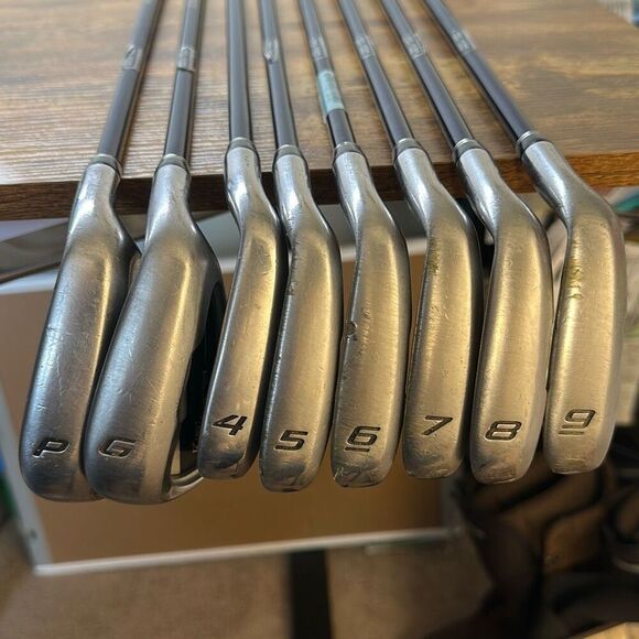 King Cobra Aldila Proto-HL 70 R Complete Iron Set 4 5 6 7 8 9 GW PW Mid Kick 70g - Picture 1 of 12